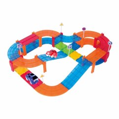 Magnetická stavebnica dráha 72ks - Mag Tiles Track