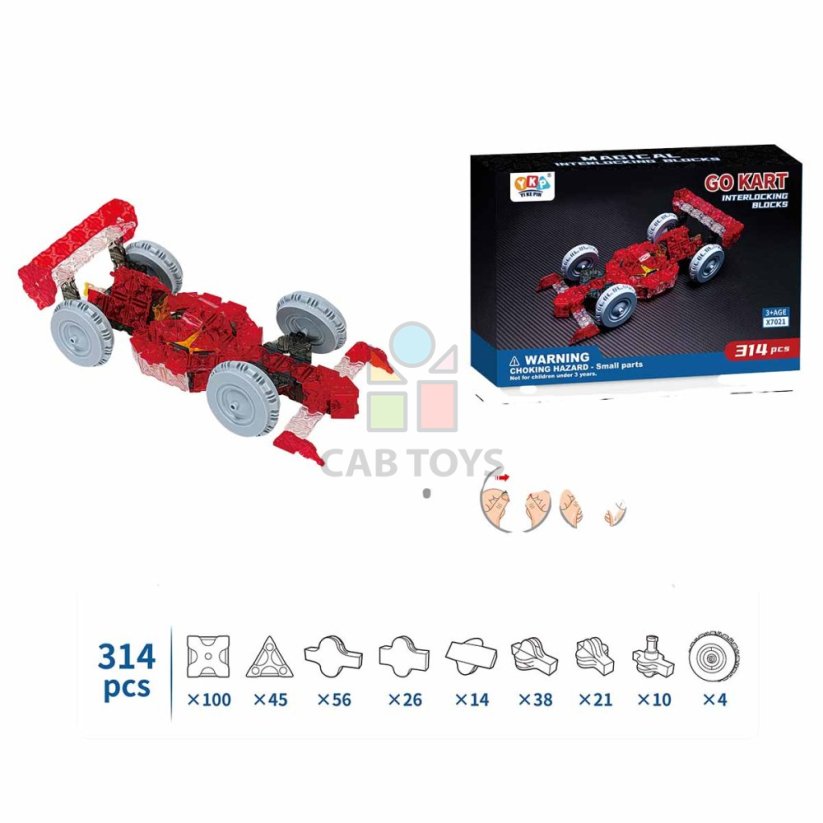 Stavebnice model formule 314 dílů