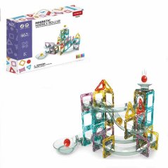 Magnetická stavebnica Marble Roller 66ks sada - Magnetic Tiles
