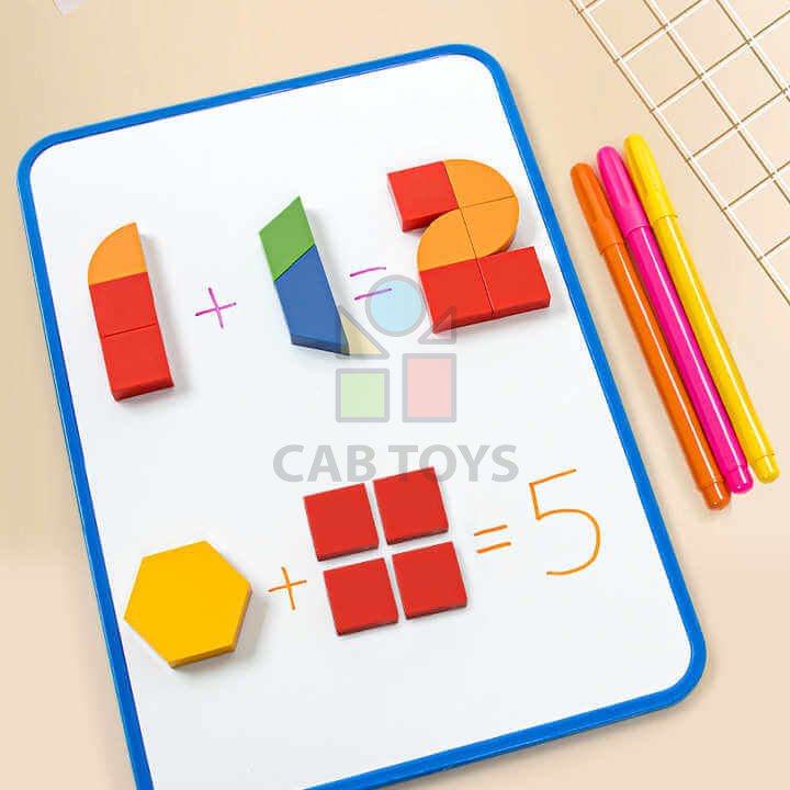 Magnetická stavebnica Magic Tangram Puzzle 128ks