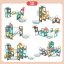 Magnetická stavebnice Marble Roller 38ks sada - Magnetic Tiles