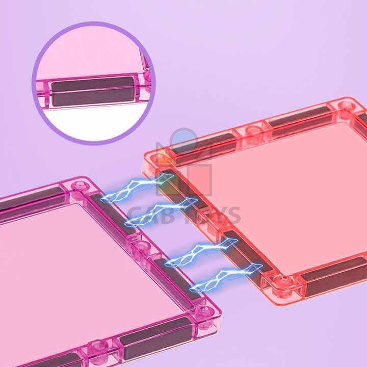Magnetická stavebnica Princes 37ks - Magnetic Tiles