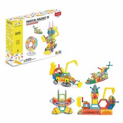 Magnetická stavebnice Heavy Equipment set 167ks - Magical Magnet II