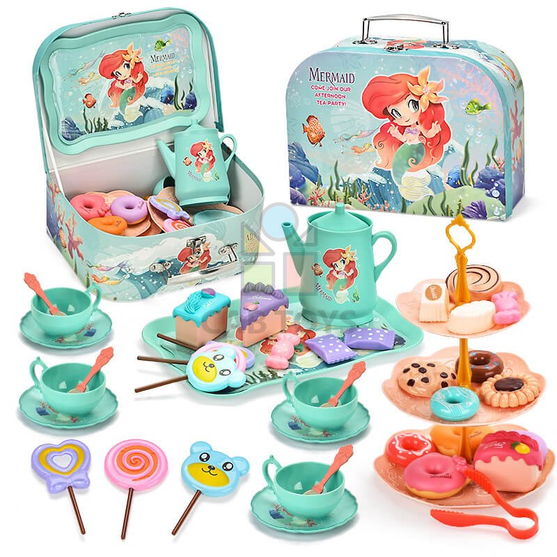 Dětská čajová souprava - Mermaid 48 dílná