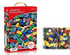 Stavebné kocky 1000ks balenie