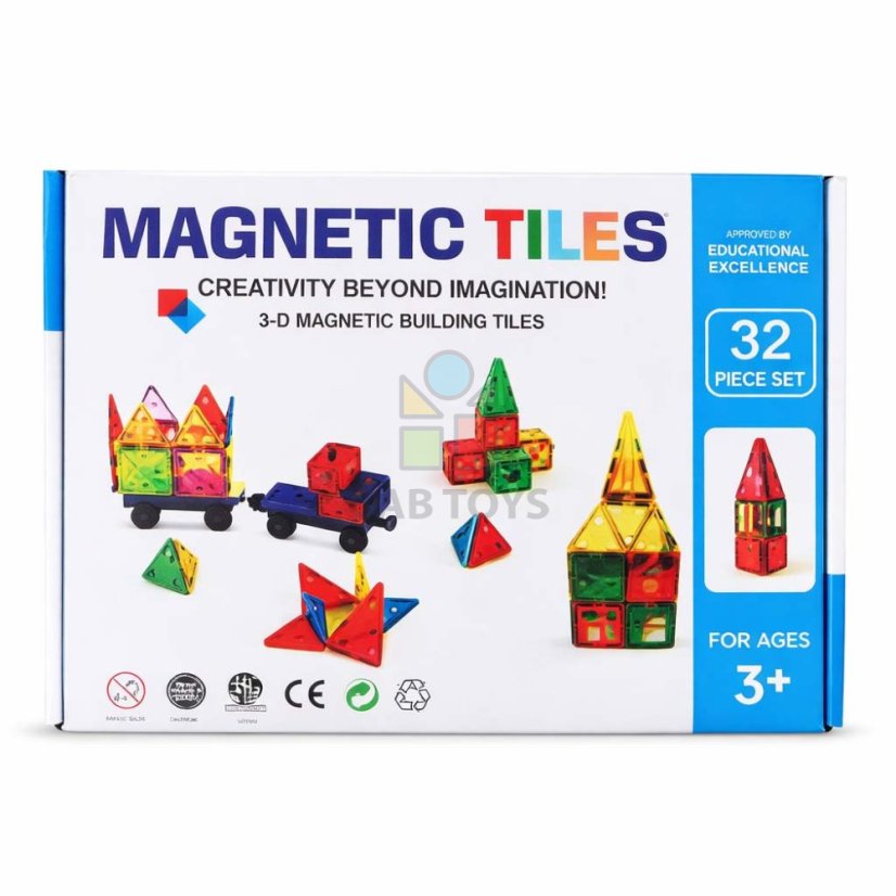Magnetická stavebnice – 32 dílů