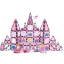 Magnetická stavebnica Window Art Castle 78ks - Magnetic Tiles