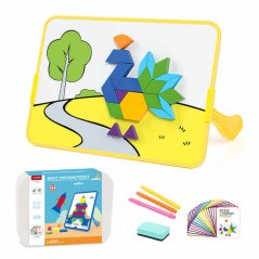 Magnetická stavebnice Magic Tangram Puzzle 252ks