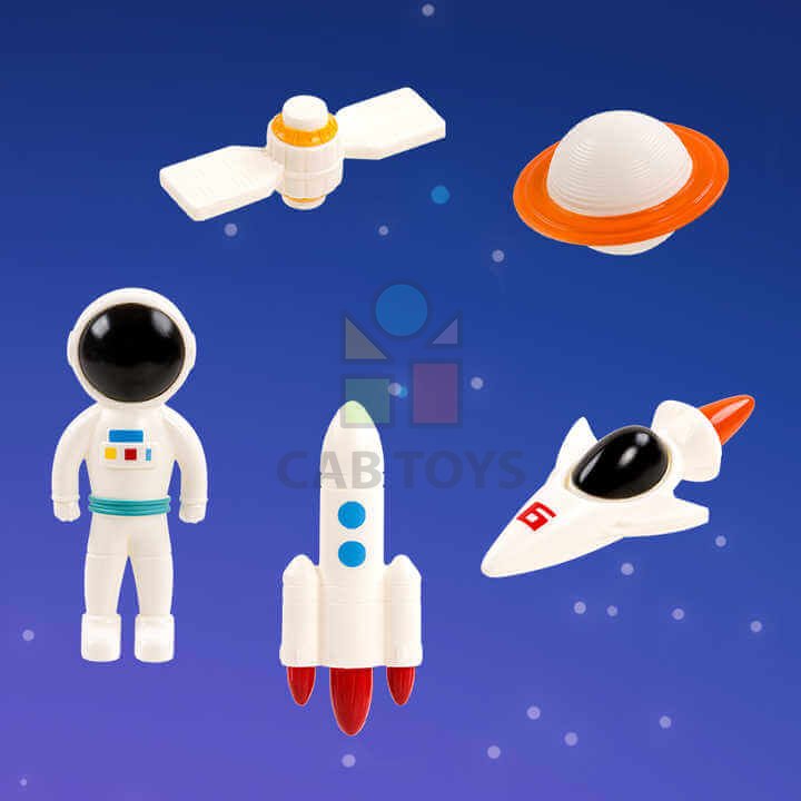 Magnetická stavebnice Space 60ks – Magnetic Tiles