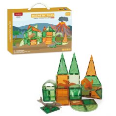 Magnetická stavebnice Dinosaur sada 42ks – Magnetic Tiles