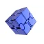 Infinity Cube Antistresová kostka kovová - modrá Modrá