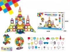 Magnetická stavebnice 130ks sada - Magnetic Tiles