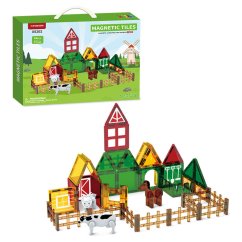 Magnetická stavebnice Farm sada 46ks – Magnetic Tiles