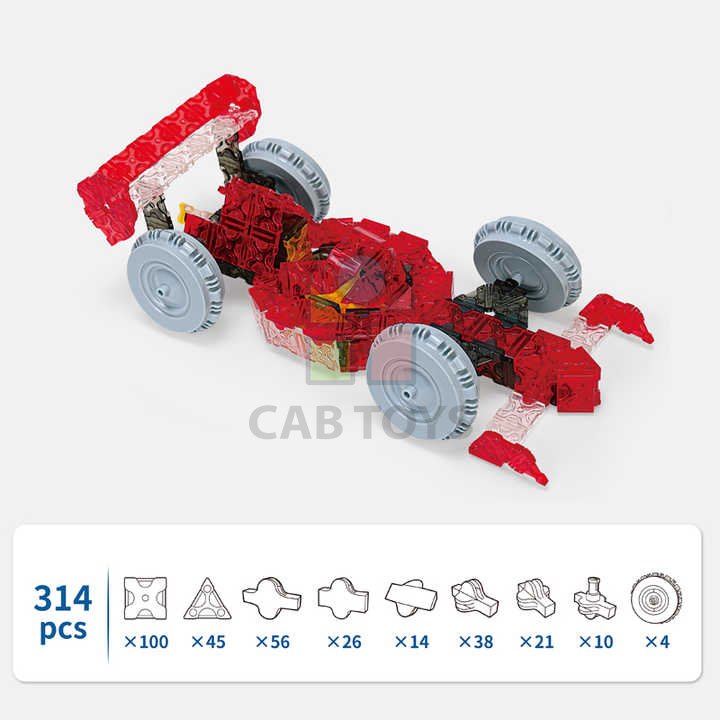 Stavebnica model formula 314 dielov