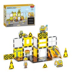 Magnetická stavebnica Engineering 31ks - Magnetic Tiles