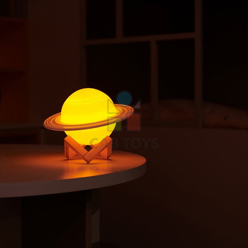 Noční lampa ve tvaru Saturna – Moonlamp - 12cm