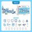 Magnetická stavebnice Window Art Ocean 40ks – Magnetic Tiles