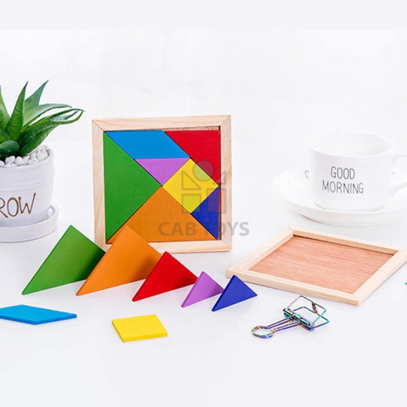 Dřevěné puzzle, hlavolam různé možnosti výtvorů