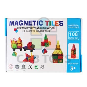Magnetická stavebnice - 108 dílů-KOPIE