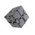 Infinity Cube Antistresová kostka kovová - černá