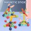Magnetická stavebnice 38ks - Transparency Color Magnetic Sticks