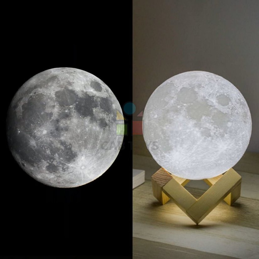Noční lampa ve tvaru Měsíce - Moonlamp