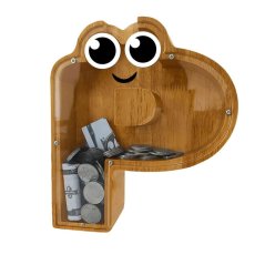 Pokladnička drevená - Písmenko P