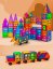 Magnetická stavebnice pro děti sada 120ks – Magnetic Tiles II