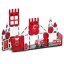 Magnetická stavebnica Fire Control 32ks - Magnetic Tiles