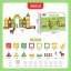 Magnetická stavebnica Window Art Farm 46ks - Magnetic Tiles