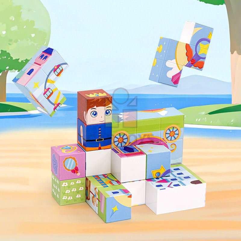 Magnetická stavebnice Magic Magnetic Cube - Princess