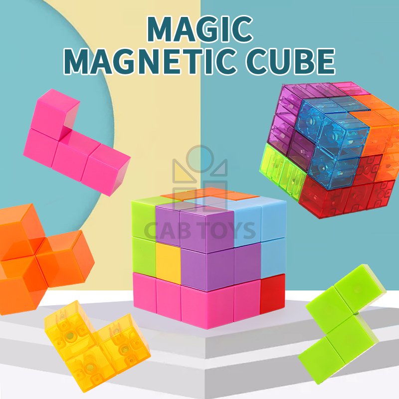 Magnetická stavebnica Magic Magnetic Cube