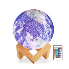 Noční lampa ve tvaru Země - Earthlamp 15cm
