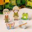 Magnetická stavebnica Garden Magnetic Tiles Mini – záhrada, 90 ks
