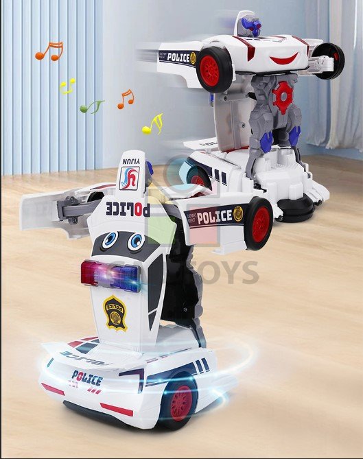 Robot transformer – policejní auto a robot 2v1