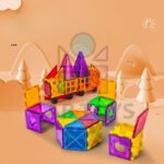 Magnetická stavebnice - 168 dílů + box