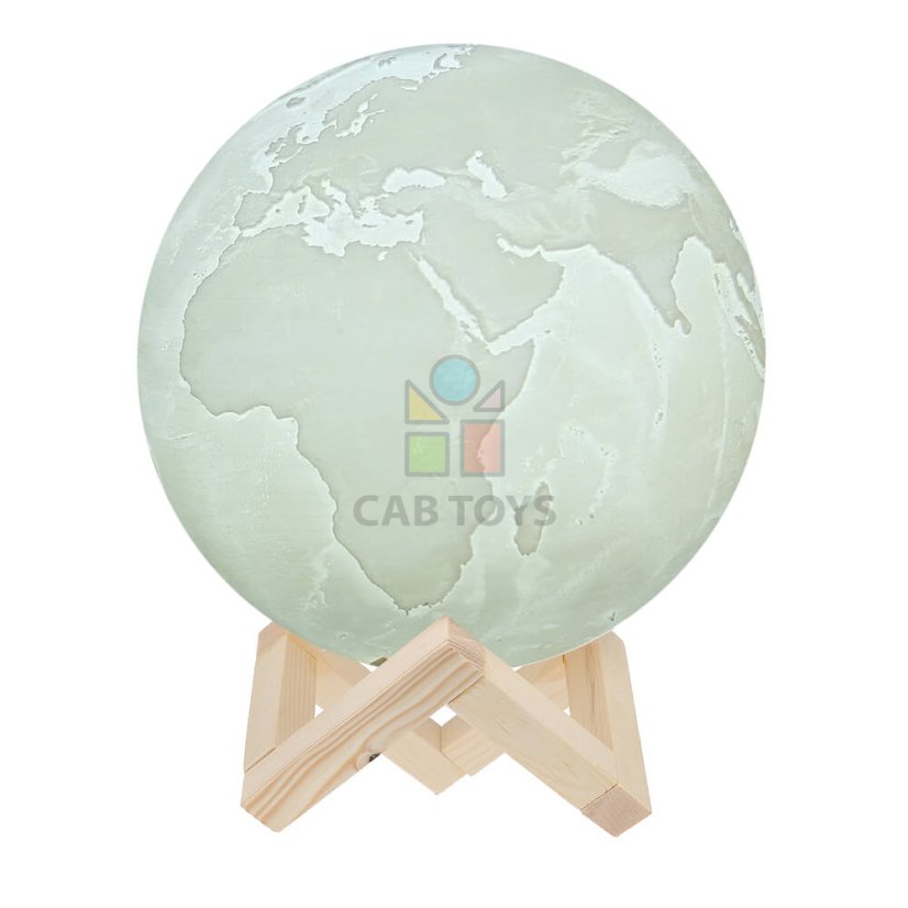 Noční lampa ve tvaru Země - Earthlamp 10cm