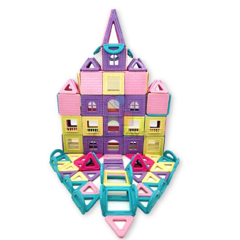 Magnetická stavebnice 119ks - Magnetic Building Blocks