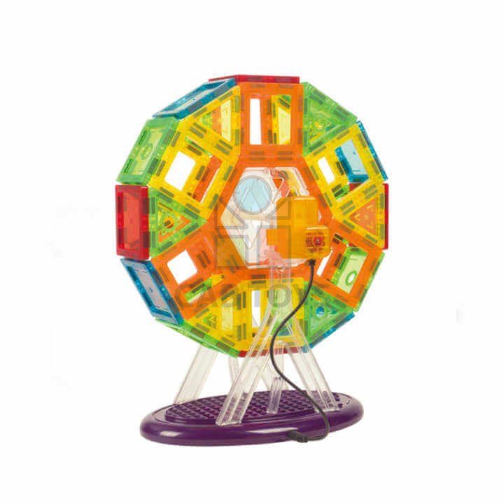 Magnetická stavebnica 106ks sada - Magnetic Tiles