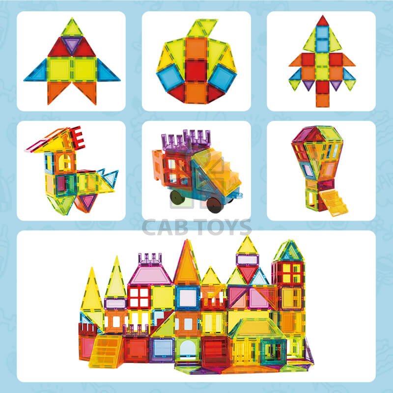 Magnetická stavebnice Dream Builder 110ks sada - Magnetic Tiles