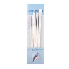Sada umeleckých štetcov Artist Brushes – 6 ks - biele