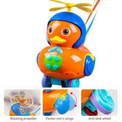 Chodítko kačer s vrtulkou orange Chodítko kačer s vrtulkou orange