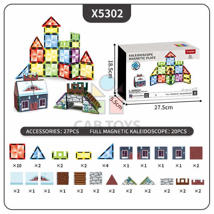 Magnetic Tiles Kaleidoscop 27+20ks