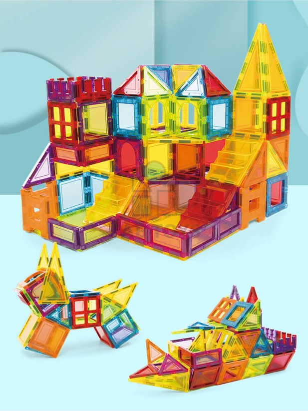 Magnetická stavebnice Dream Builder 85ks sada - Magnetic Tiles