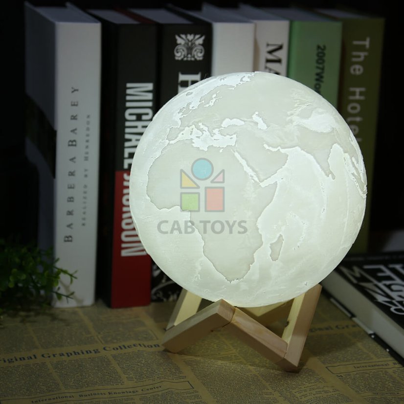 Noční lampa ve tvaru Země - Earthlamp 10cm