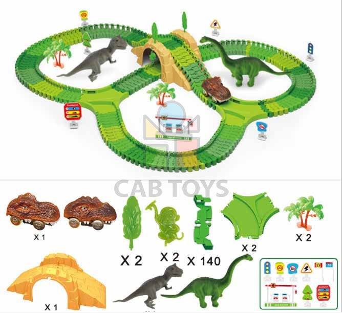 Dinosaur Track – Dino dráha 153 prvků