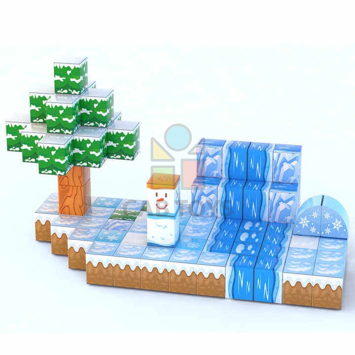 Magnetic Building Block - Mine World 52ks