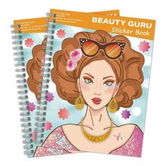 Kniha samolepek Beauty Guru – Kreativní kniha s nálepkami pro malé vizážistky