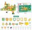 Magnetická stavebnica Window Art Jungle 47ks - Magnetic Tiles