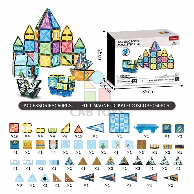 Magnetic Tiles Kaleidoscop 60+60ks